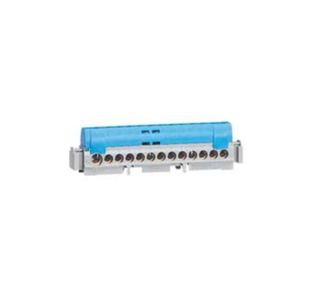 REGLETA CONEXION 12 SALIDAS AZUL 04844