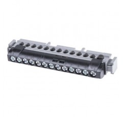 REGLETA CONEXION 12 SALIDAS NEGRO 04854