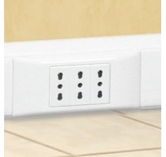 L010953 MARCO 3MODULO P/TAPA 65MM BLANCO 
