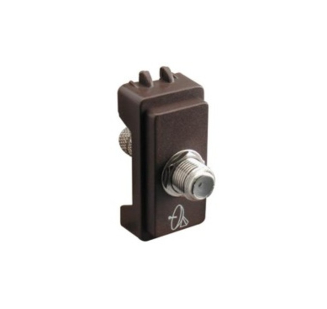 GENESIS NUEVA ENCHUFE TV COAXIAL MARRON 7796
