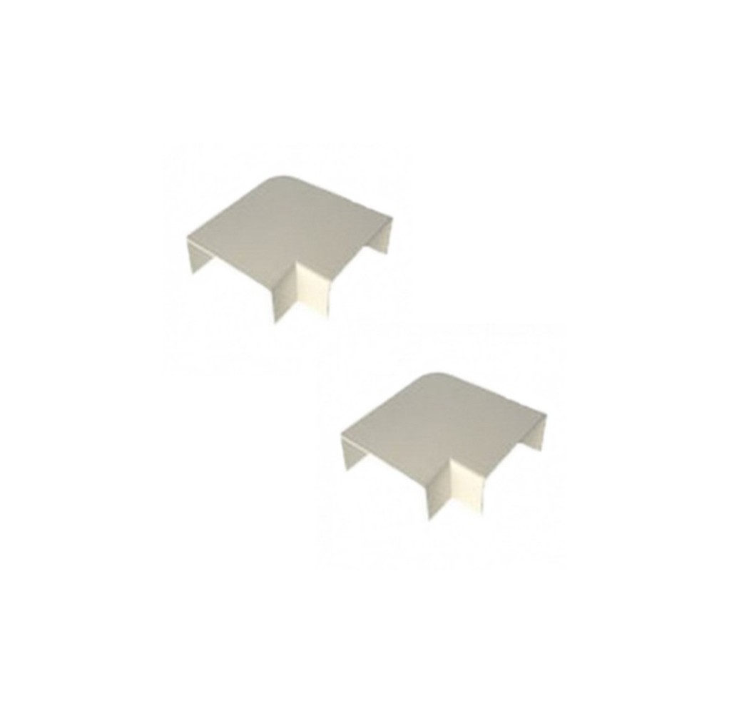 ANGULO PLANO 90° 20x10 AG/PR6004 PACK 2 U