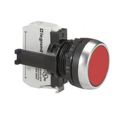 L023715 OZM/BOTON PULS.SALIENTE ROJO