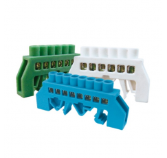REGLETA CONEXION AISLADA AZUL 6 POLOS