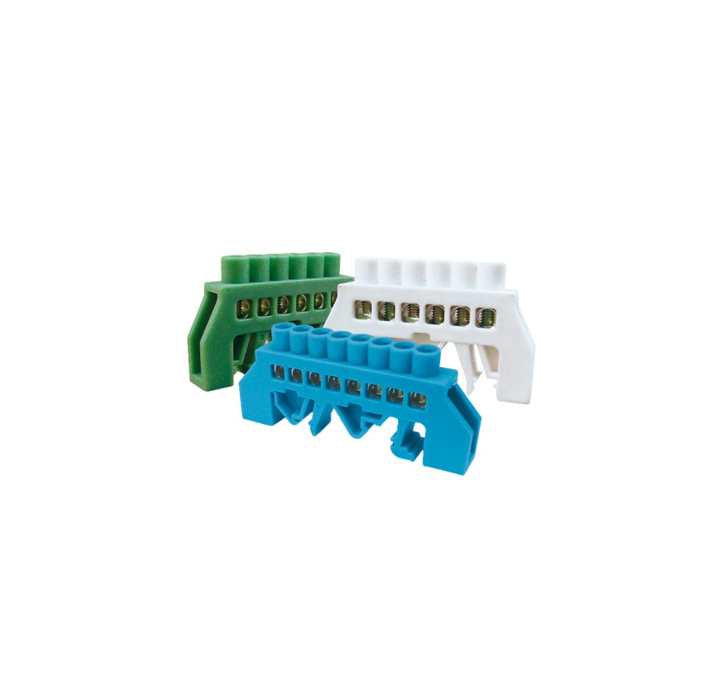 REGLETA CONEXION AISLADA AZUL 6 POLOS