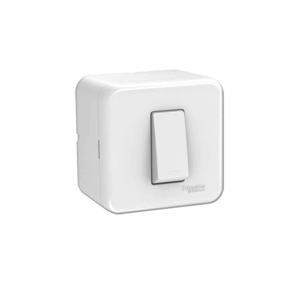 GENESIS INTERRUPTOR 9/12A ARMADO SOBREPUESTO 16A 250V BLANCO MWD66110