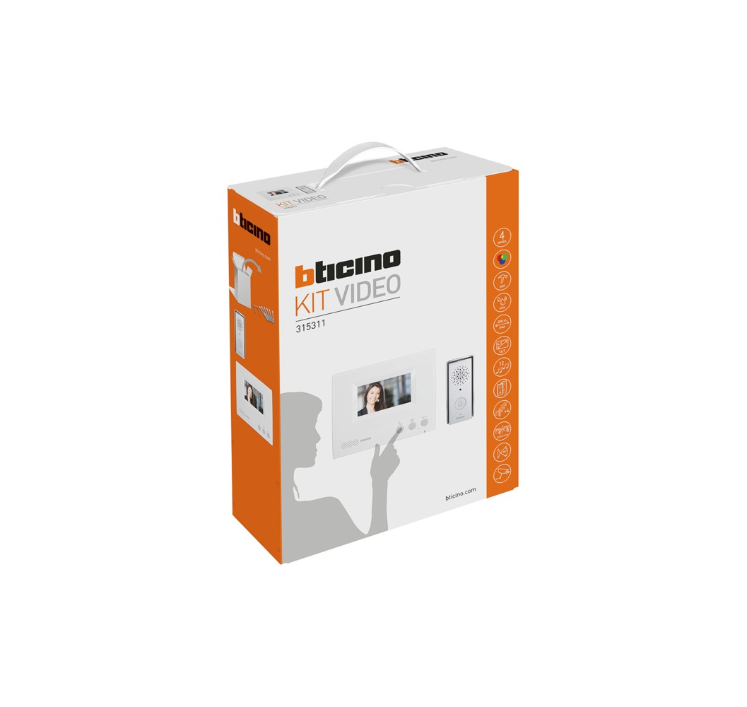 KIT VIDEOCITOFONO 4H  4.3 PULG.315311