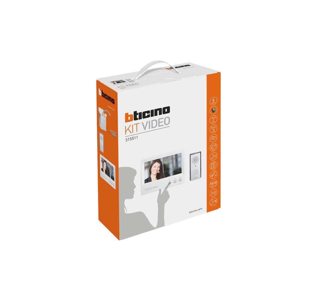 KIT VIDEOCITOFONO 4H 7 PULG.315511