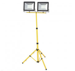PROY./LED 2X50W CON ATRIL BLANCO FRIO 