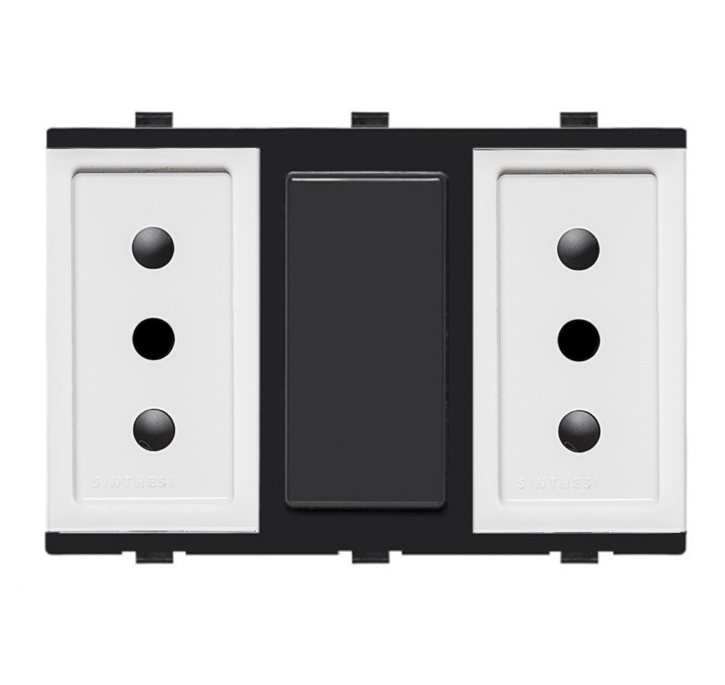 SINTHESI S17 ENCHUFE 2P+T 10A DUPLEX BL.173401