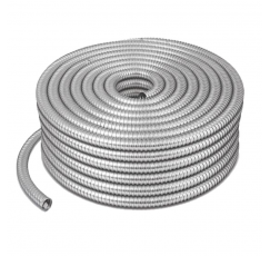 TUBO FLEXIBLE METALICO CORRUGADO 32MM GRIS