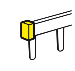 TAPA EXTREMO PEIGNE UNIPOLAR 404989