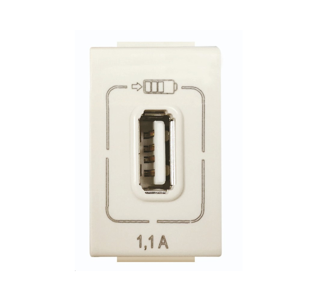 MODUS STYLE CARGADOR USB BLANCO 1A AE2090EB