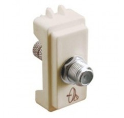 GENESIS NUEVA ENCHUFE COAXIAL BEIG 7696