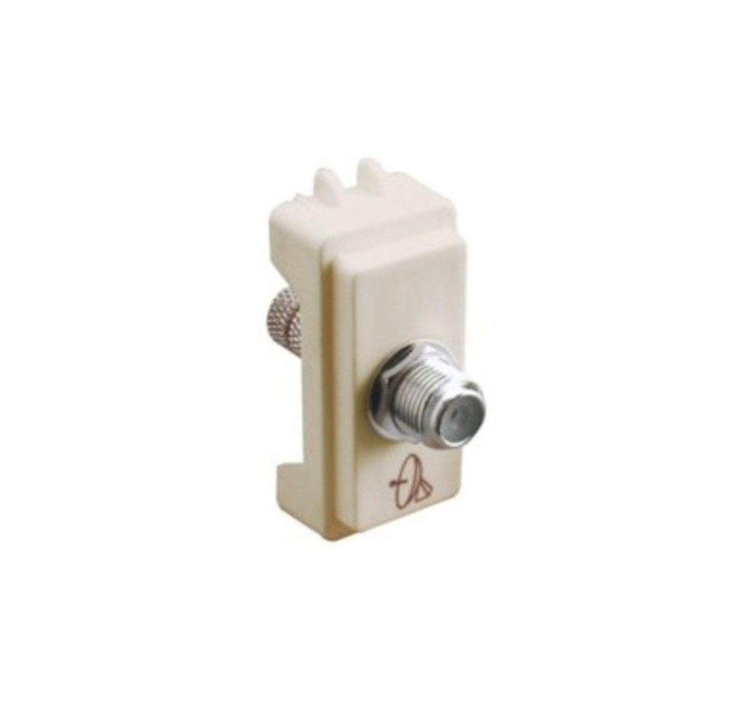 GENESIS NUEVA ENCHUFE COAXIAL BEIG 7696