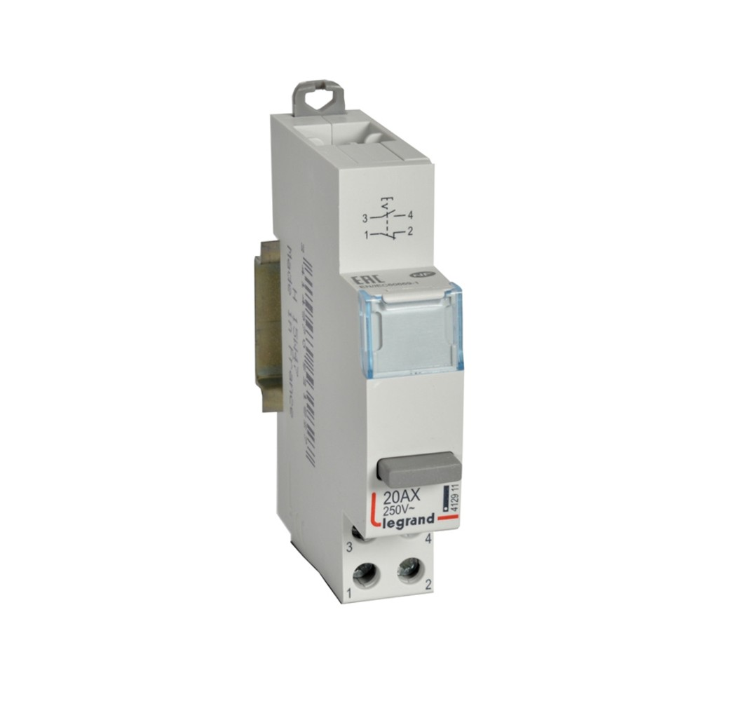 INTERRUPTOR PULSADOR 1NA+1NC 250V   412911