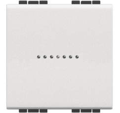 INTERRUPTOR 9/12 AXIAL 2 MODULOS BLANCO N4051M2N