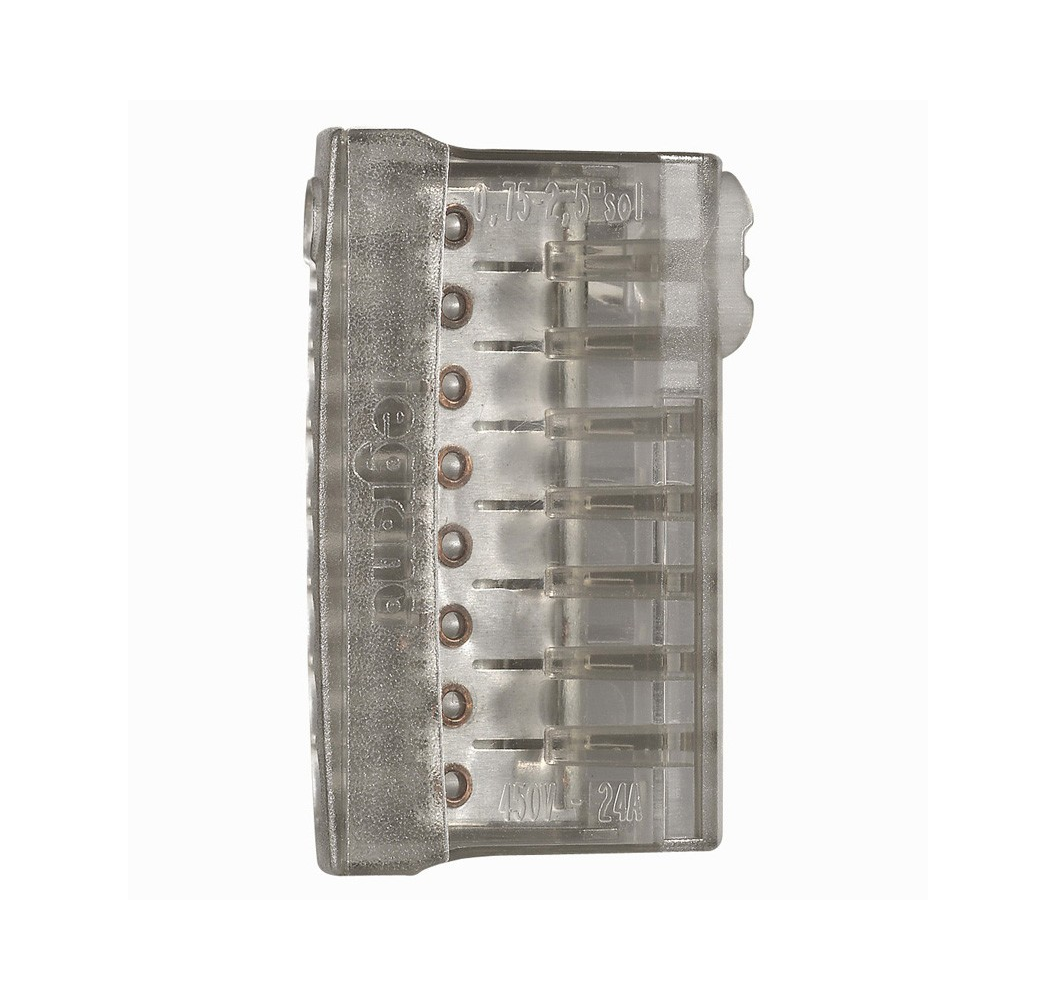 BORNE GRIS PARA 8 CONDUCTORES 034328