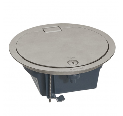 CAJA DE PISO 4 MODULOS ACERO INOX.88064