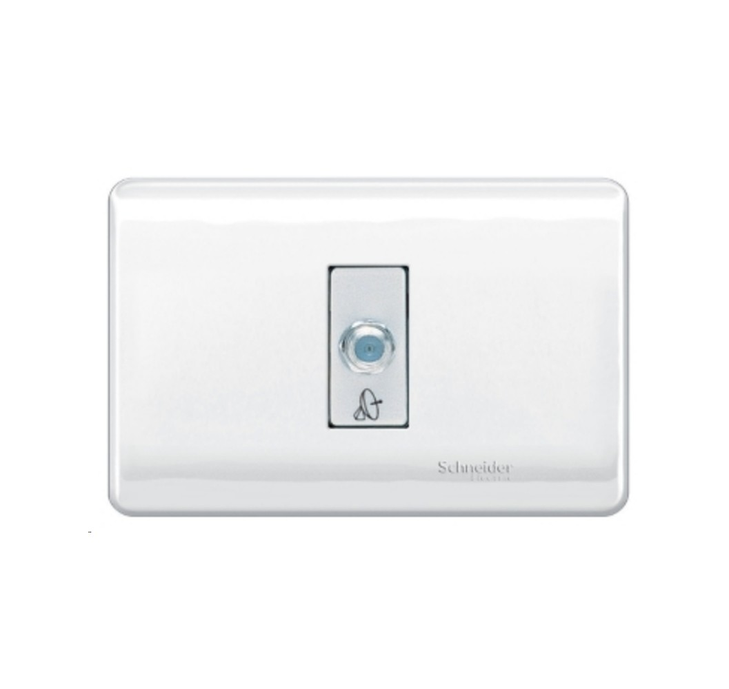 GENESIS NUEVA ENCHUFE COAXIAL BLANCO 7722