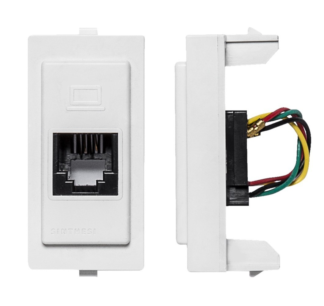 SINTHESI S17 ENCHUFE RJ-45 CAT.6 BLANCO 174601