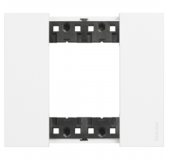 L.NOW TAPA 2 PUESTOS BLANCO KA4802KW