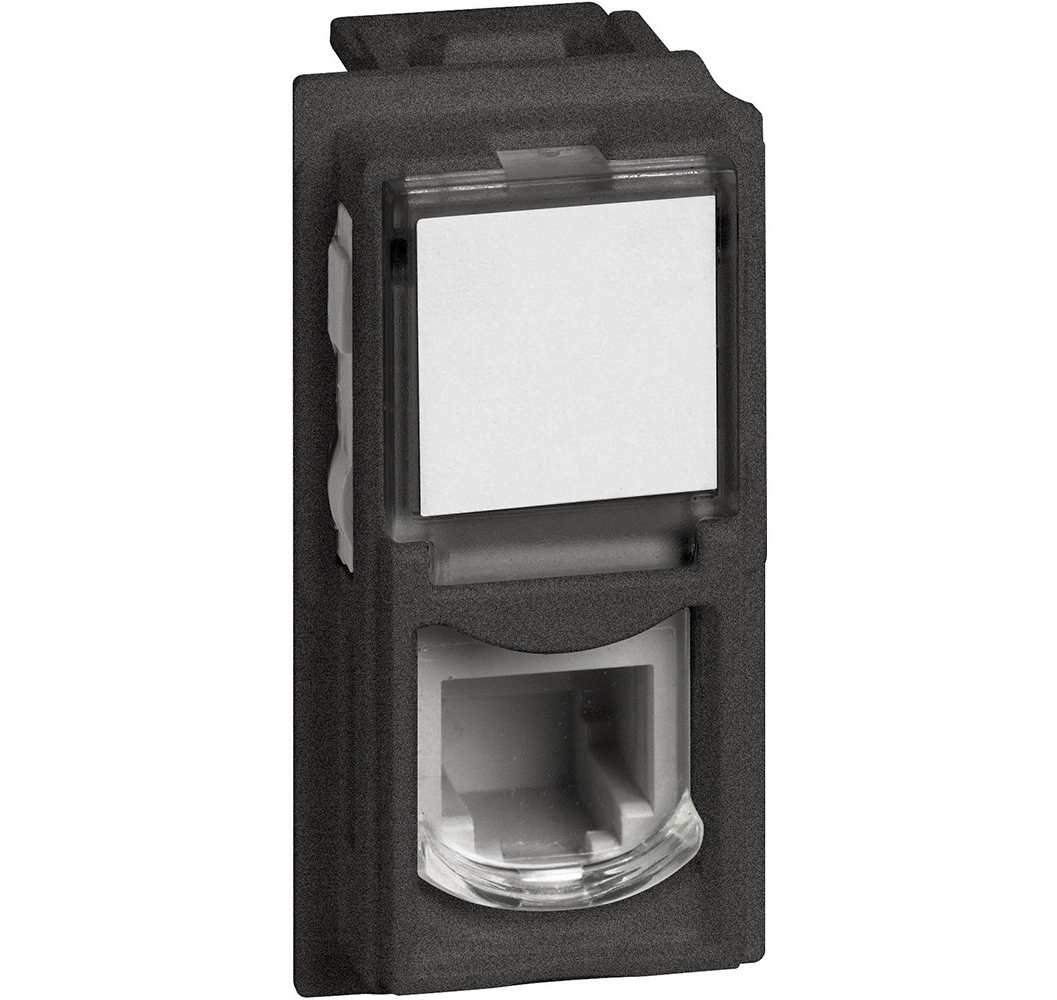 L.NOW ENCHUFE RJ11 NEGRO KG4258RJ11