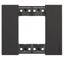 L.NOW TAPA 2 PUESTOS NEGRO KA4802KG