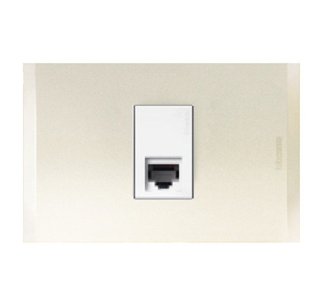 NOBILE ENCH.RJ45 CAT.6 PERLA/BLCO AF2079E1BNA
