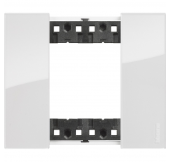 L.NOW TAPA 2 PUESTOS HIELO KA4802DW