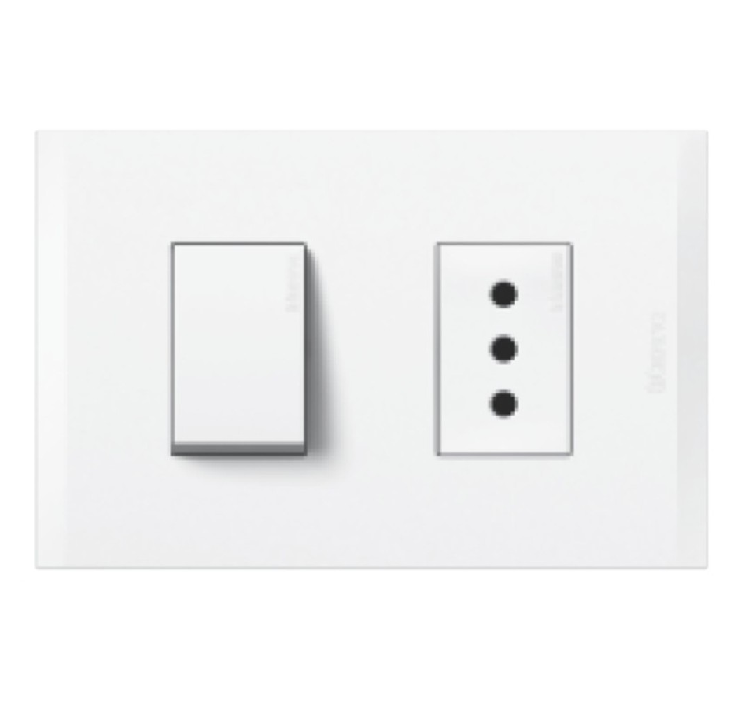 NOBILE INT.9/12+ 2P+T 10A BCO/BCO AF2203EB