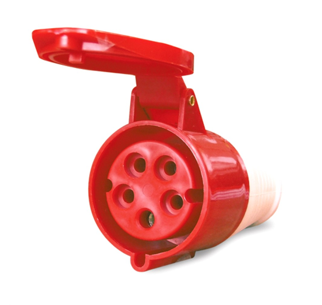 Enchufe Industrial Hembra volante  5x32  IP44 Sakura 225