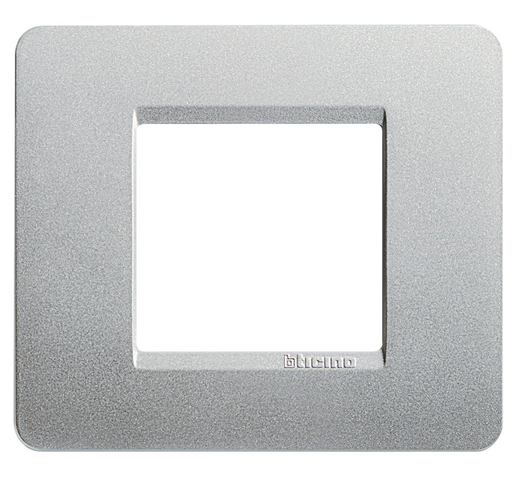 MATIX TAPA 2 PUESTOS PLATA AM4802SL