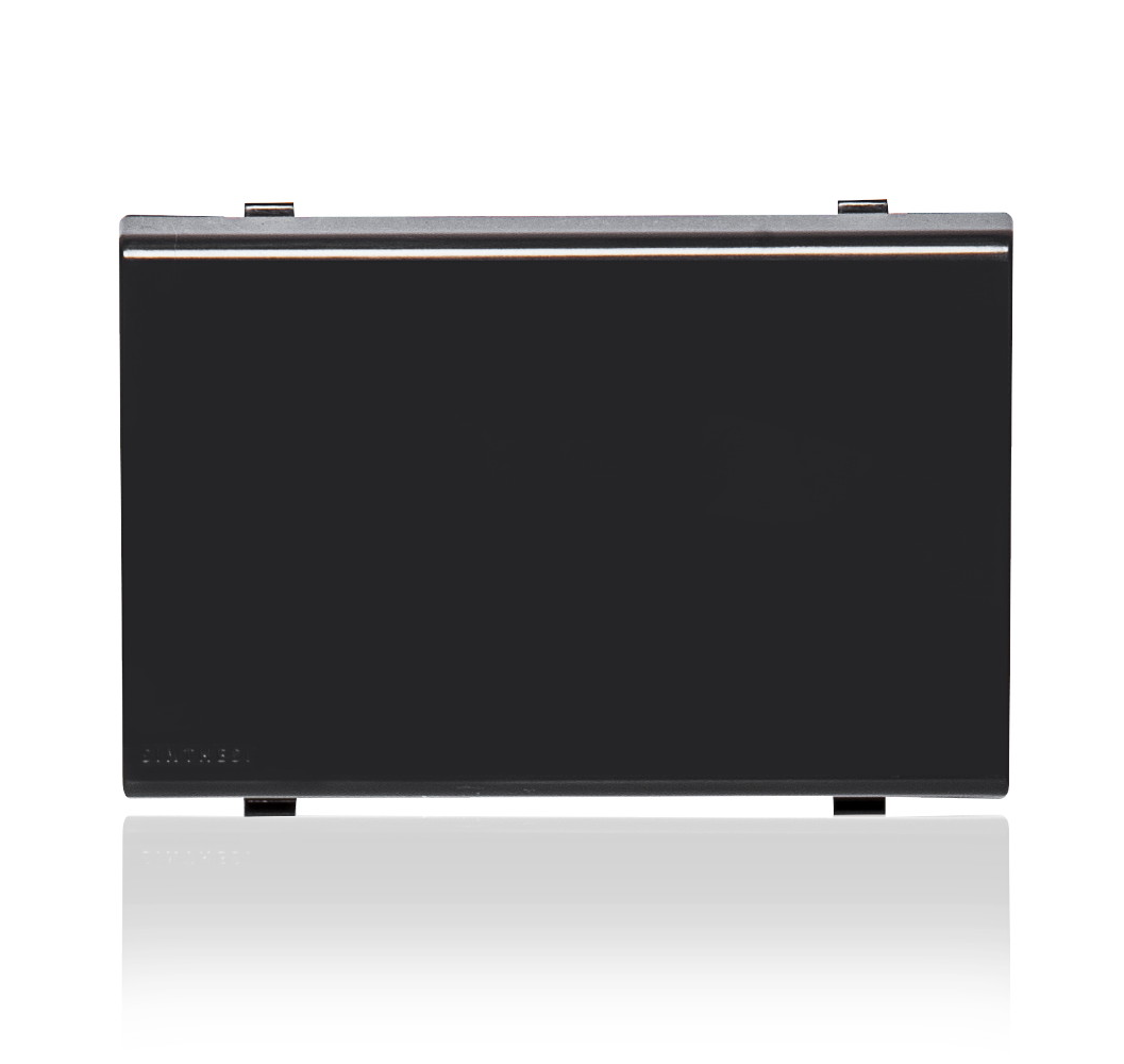 S22 PULSADOR 3 MODULOS NEGRO 222606