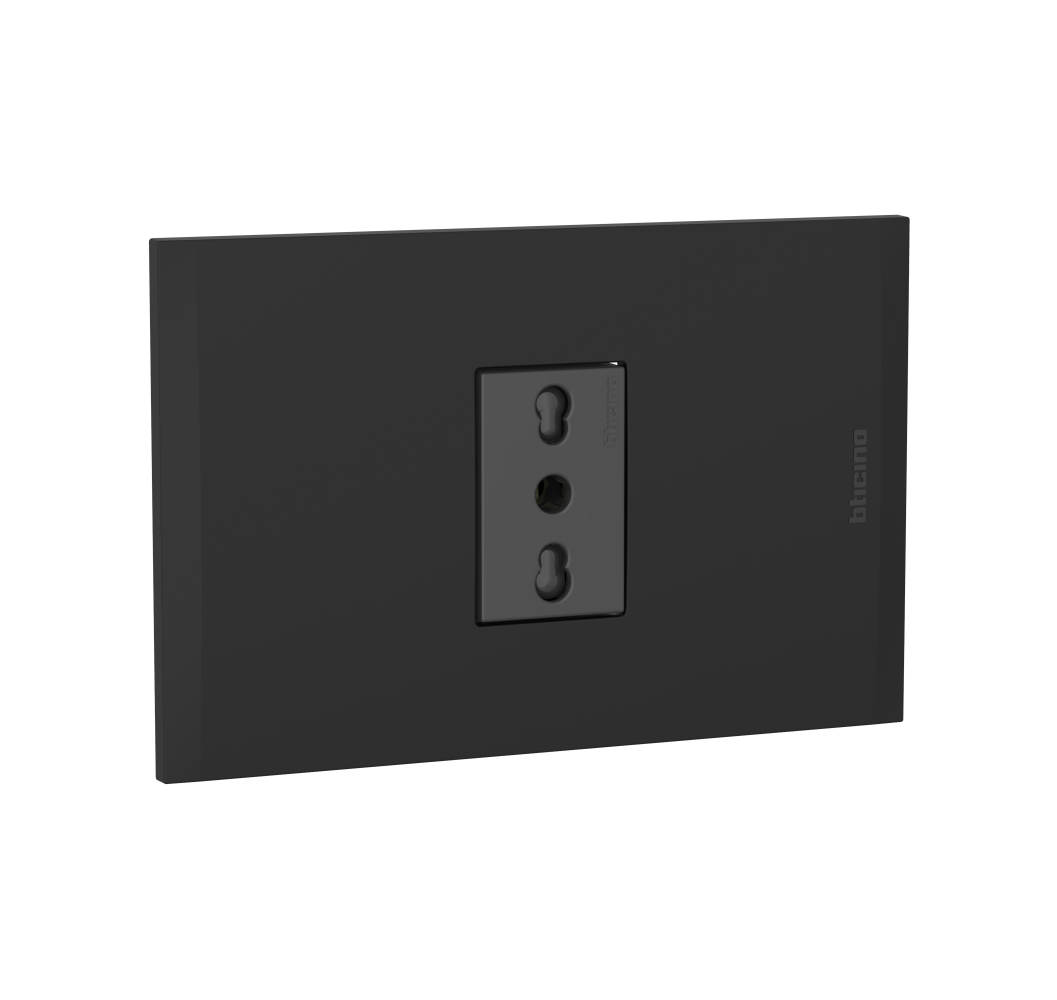 NOBILE ENCH.SIMP.2P+T 10/16A ANTRA/BLACK AF2180E1ANG