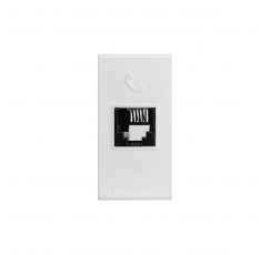 S33 ENCHUFE RJ-11 BLANCO MATE 334021