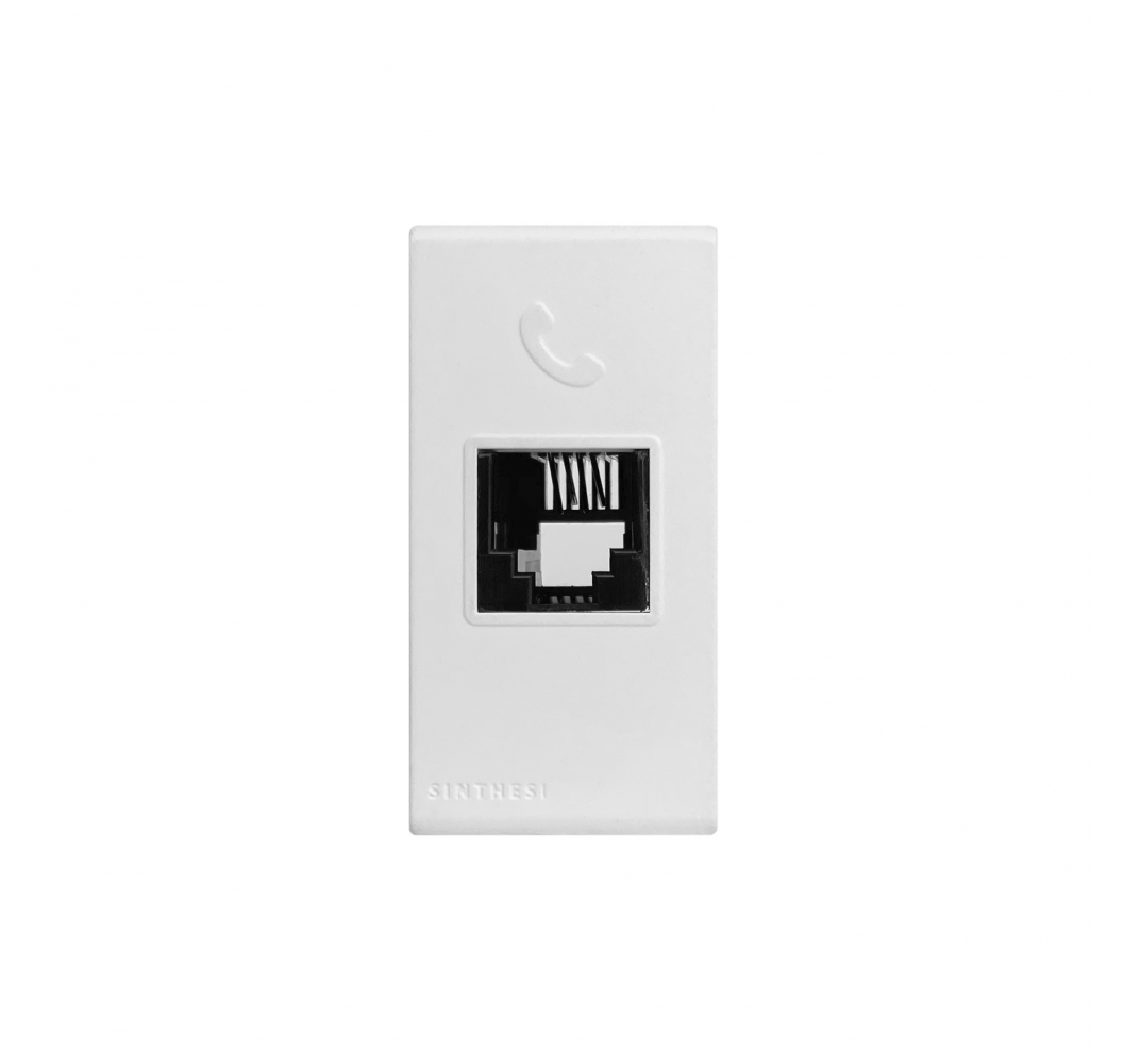 S33 ENCHUFE RJ-11 BLANCO MATE 334021