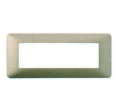 MATIX TAPA 6 PUESTO TITANEO CL AM4806TC