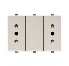 S22 ENCHUFE 2P+T 10/ DUPLEX  BEIGE  223402