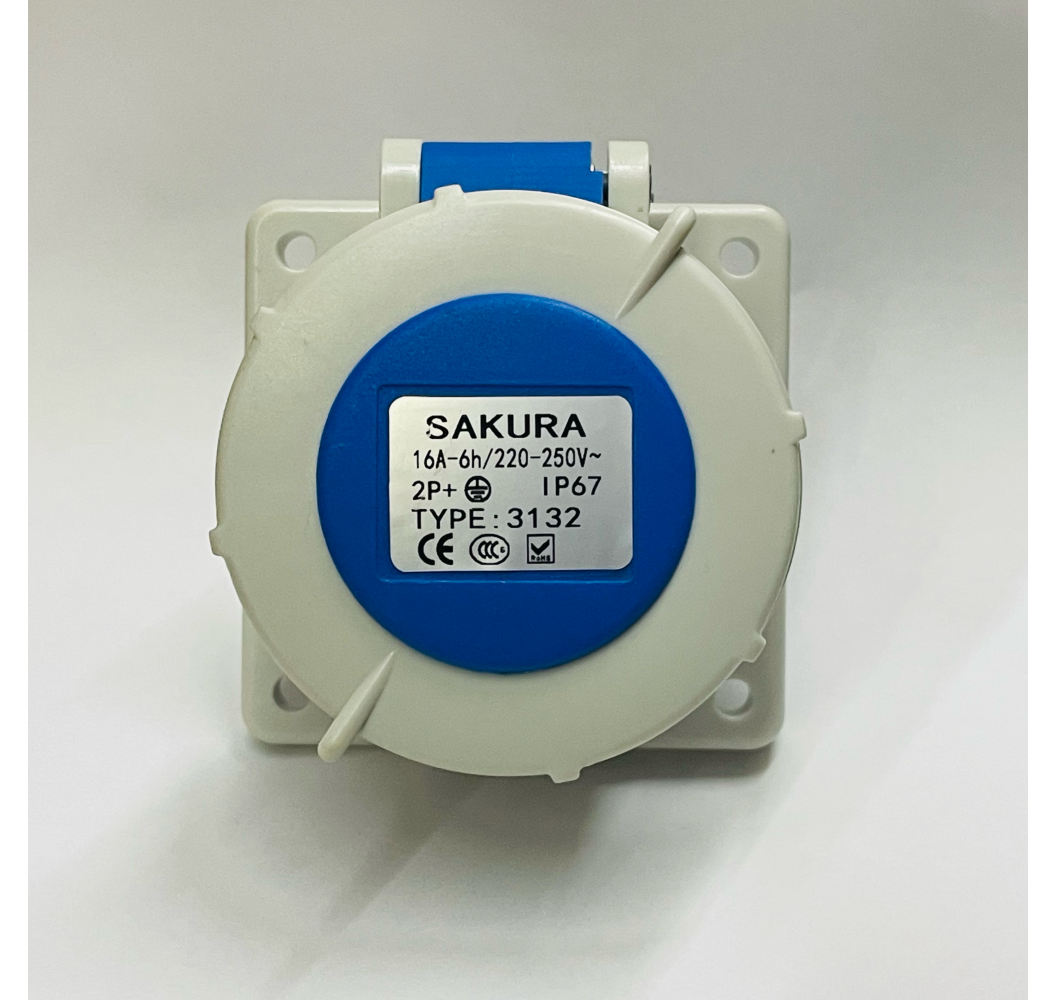 Ench.Ind.H.emb.  3x16A  IP67 Sakura  3132
