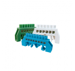 REGLETA CONEXIÓN AISLADA VERDE 10 POLOS