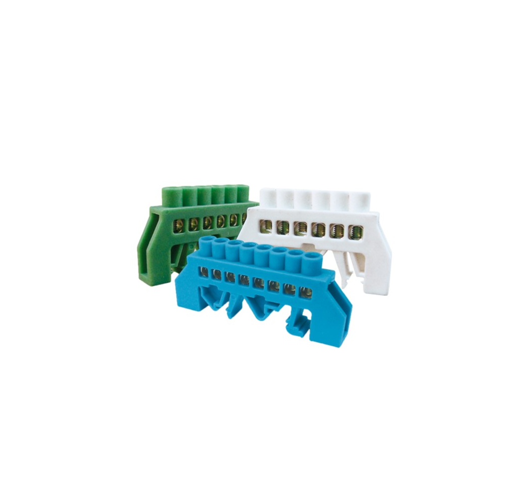 REGLETA CONEXIÓN AISLADA VERDE 10 POLOS