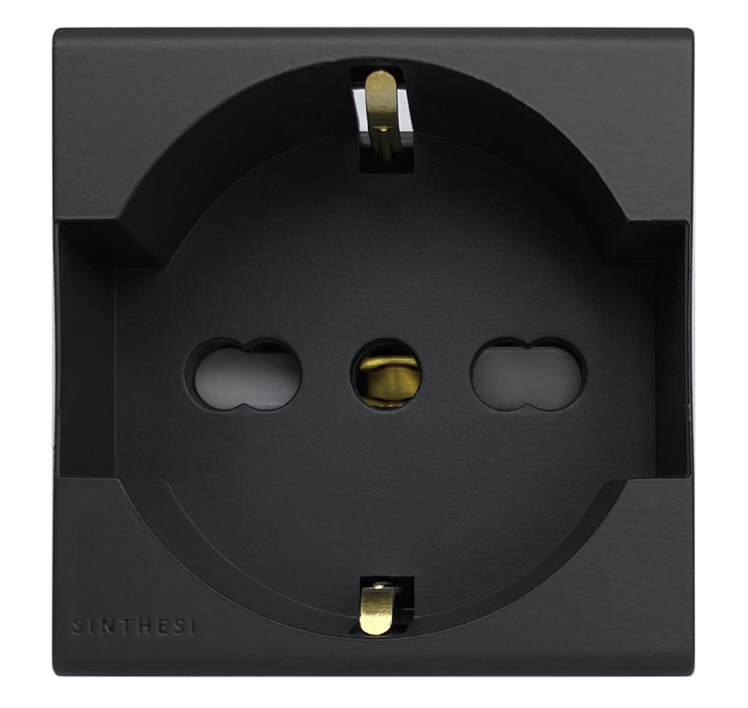 SINTHESI S33 ENCH.SCHUKO.16A NOIR MATE 333326