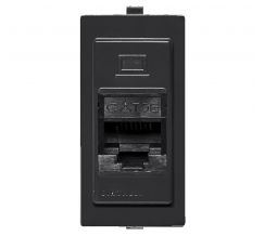 S17 ENCHUFE RJ-45 CATEGORIA 6 NEGRO 174606