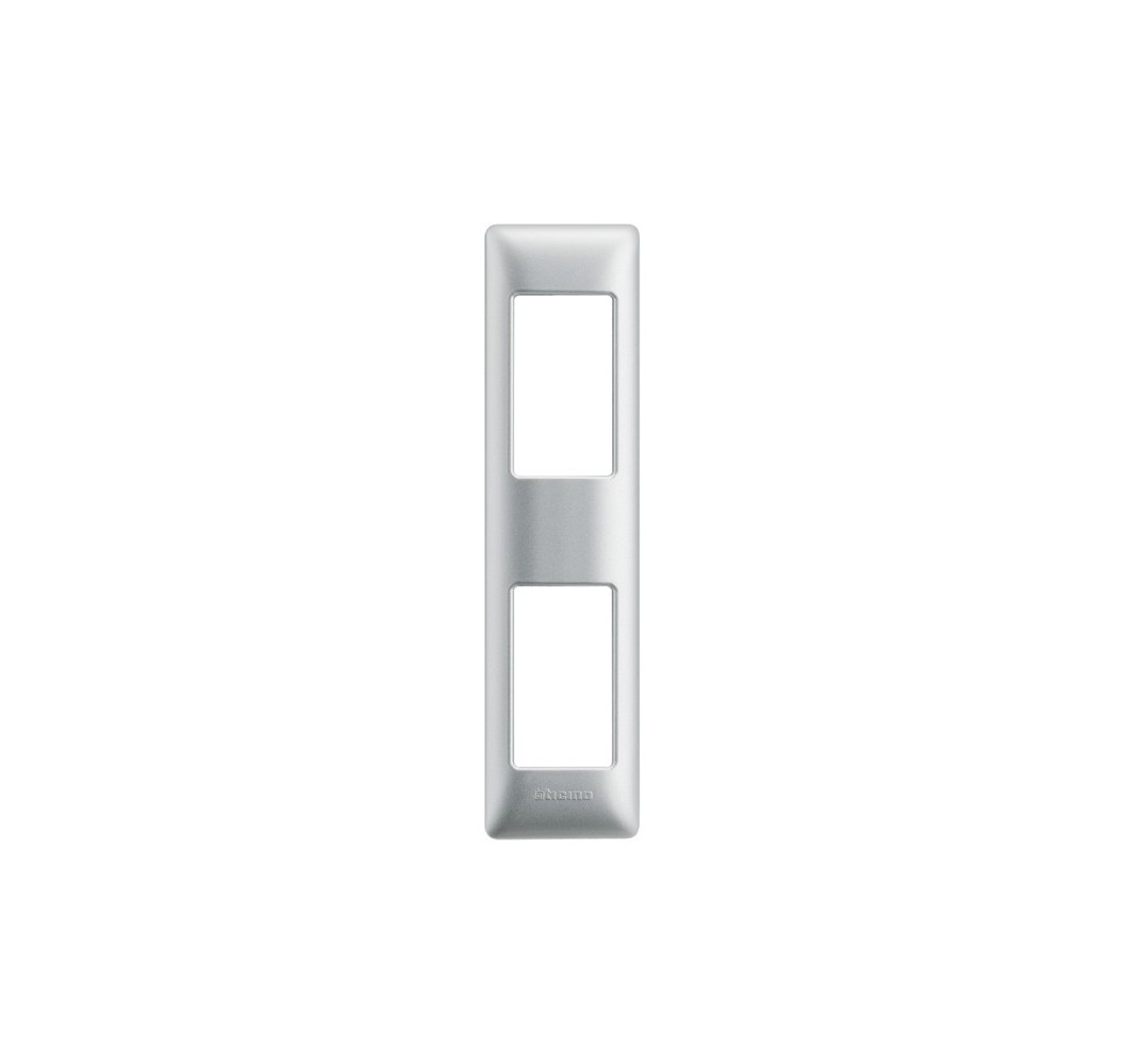 MATIX TAPA PARA PERFIL 2MODULO PLATA AM4811/2SL