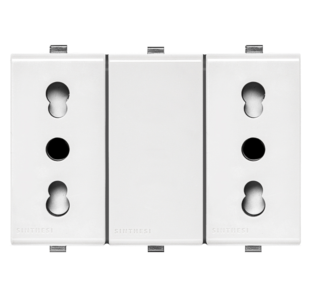 S22 ENCHUFE 2P+T 16/ DUPLEX BLANCO 223501
