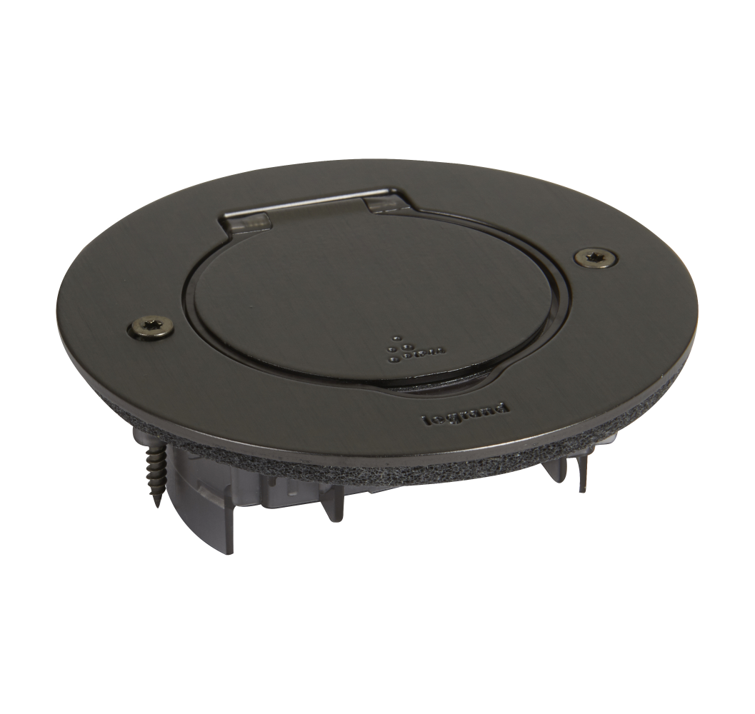 PLACA CIRCULAR 2 MOD.ACERO MARRON 089751