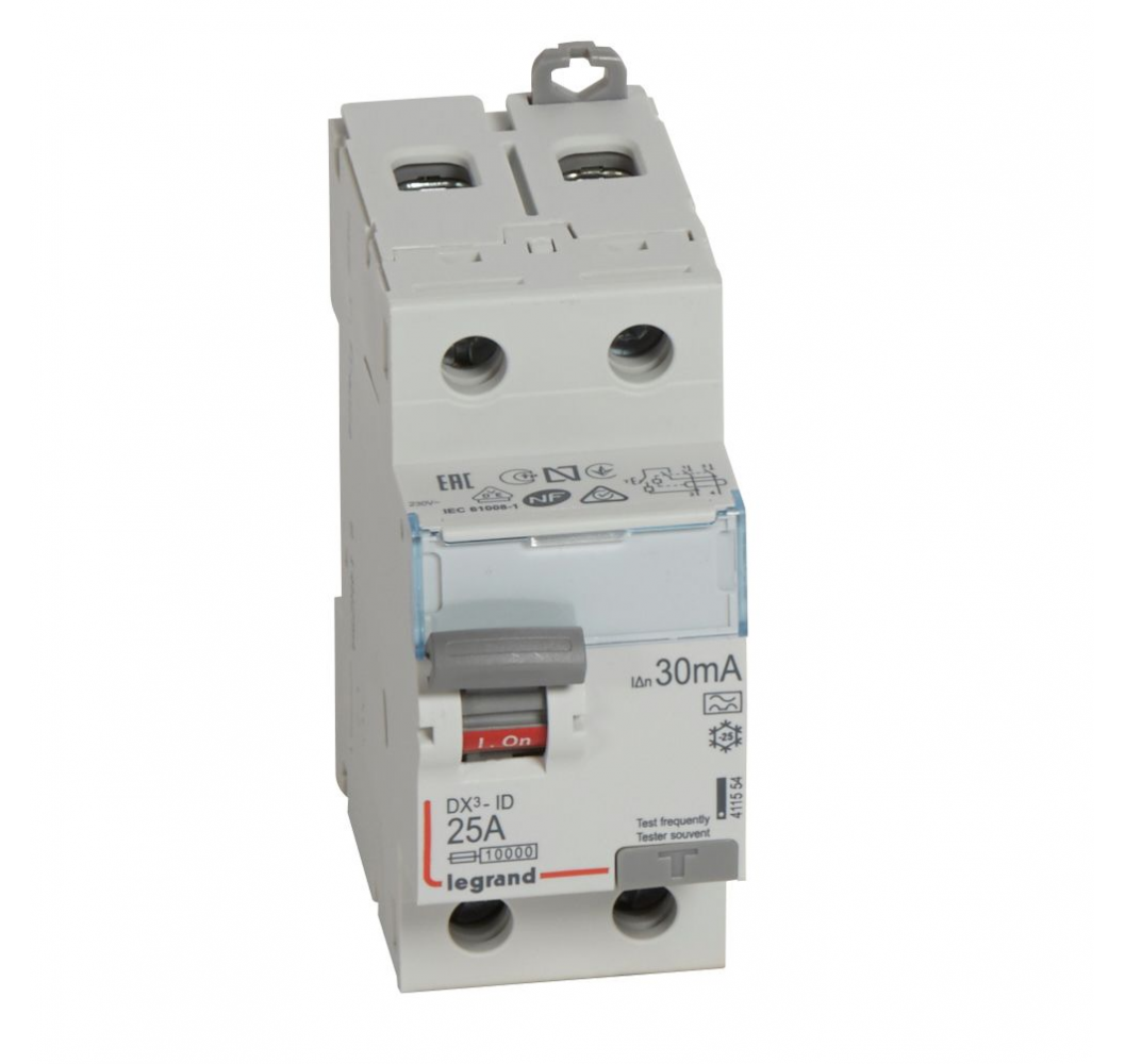 LX3/PROTECTOR DIFERENCIAL 2x25A 30mA 411554