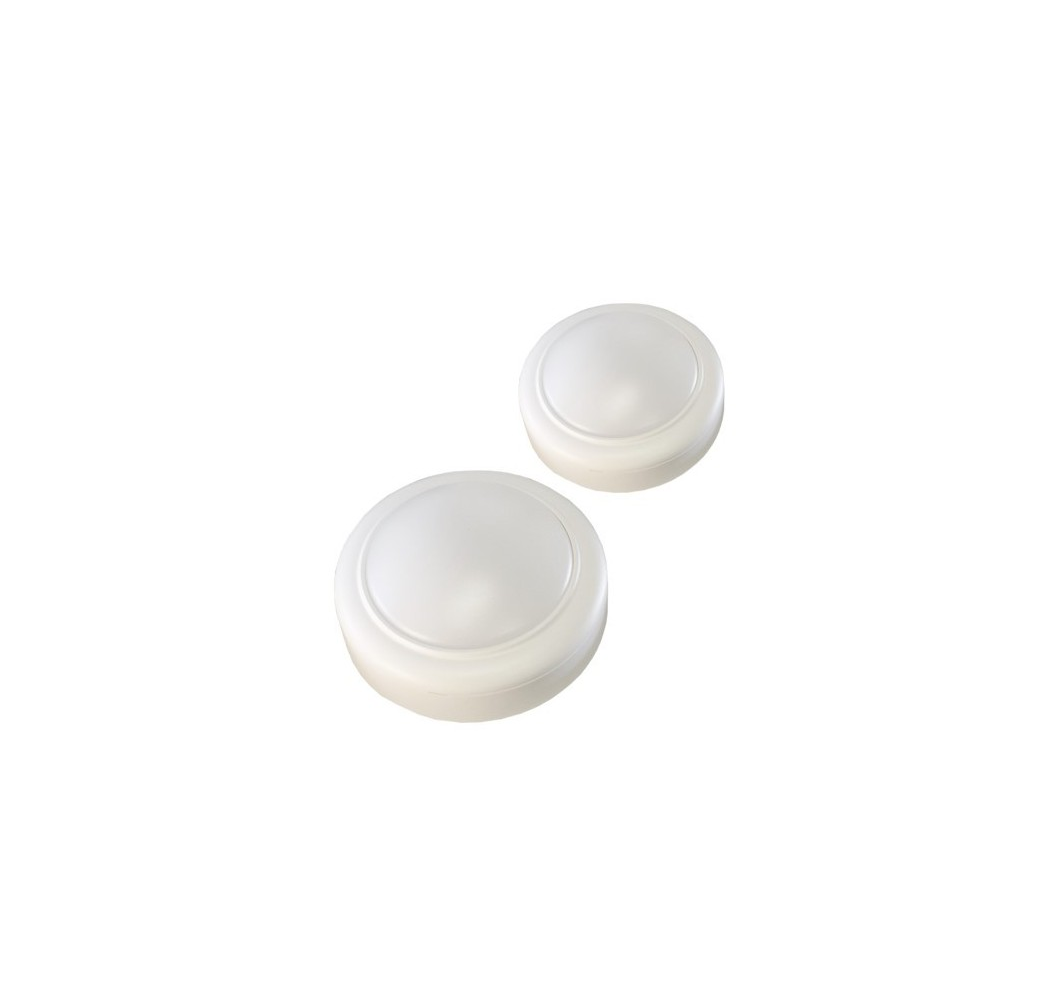 LAMP.REDONDA 08W LED 3000K BCO.
