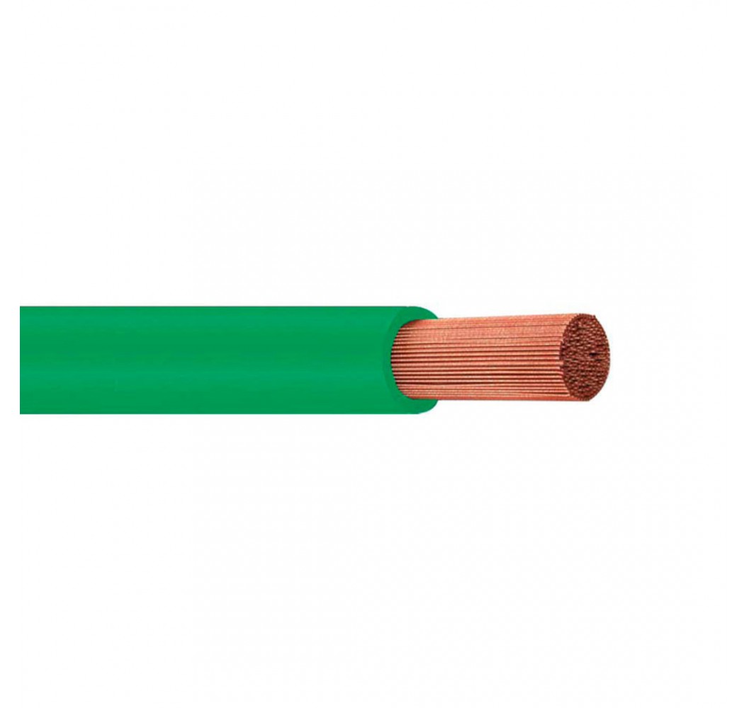 CABLE LIBRE HALOGENO 4.0MM VERDE CTE.