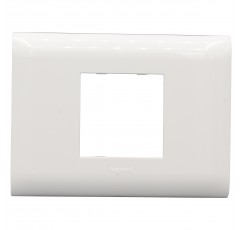 L010992 MARCO 2 MODULO P/TAPA 85MM BLANCO